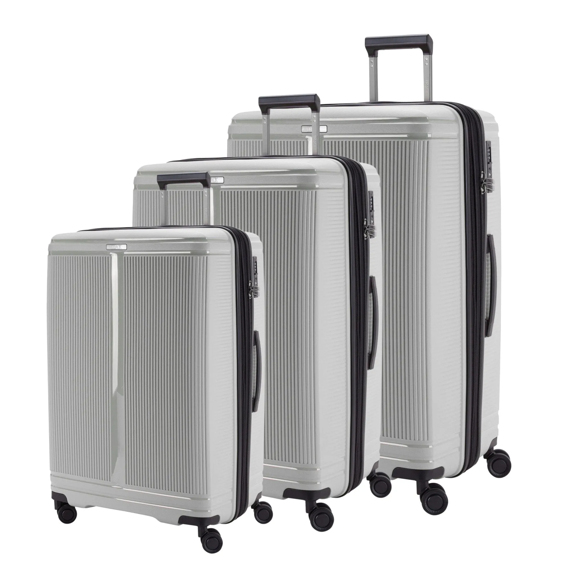 Oxford Suitcases Set of 3   Beauty Case - Dark Grey