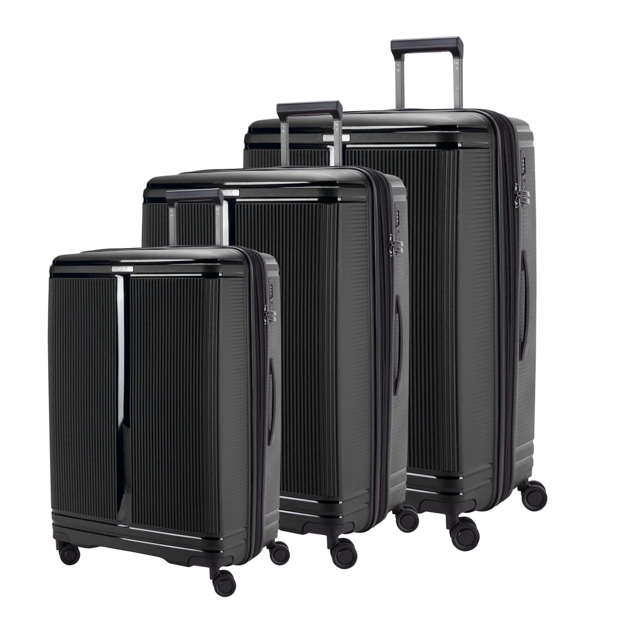 Oxford Suitcases Set of 3   Beauty Case - Dark Grey