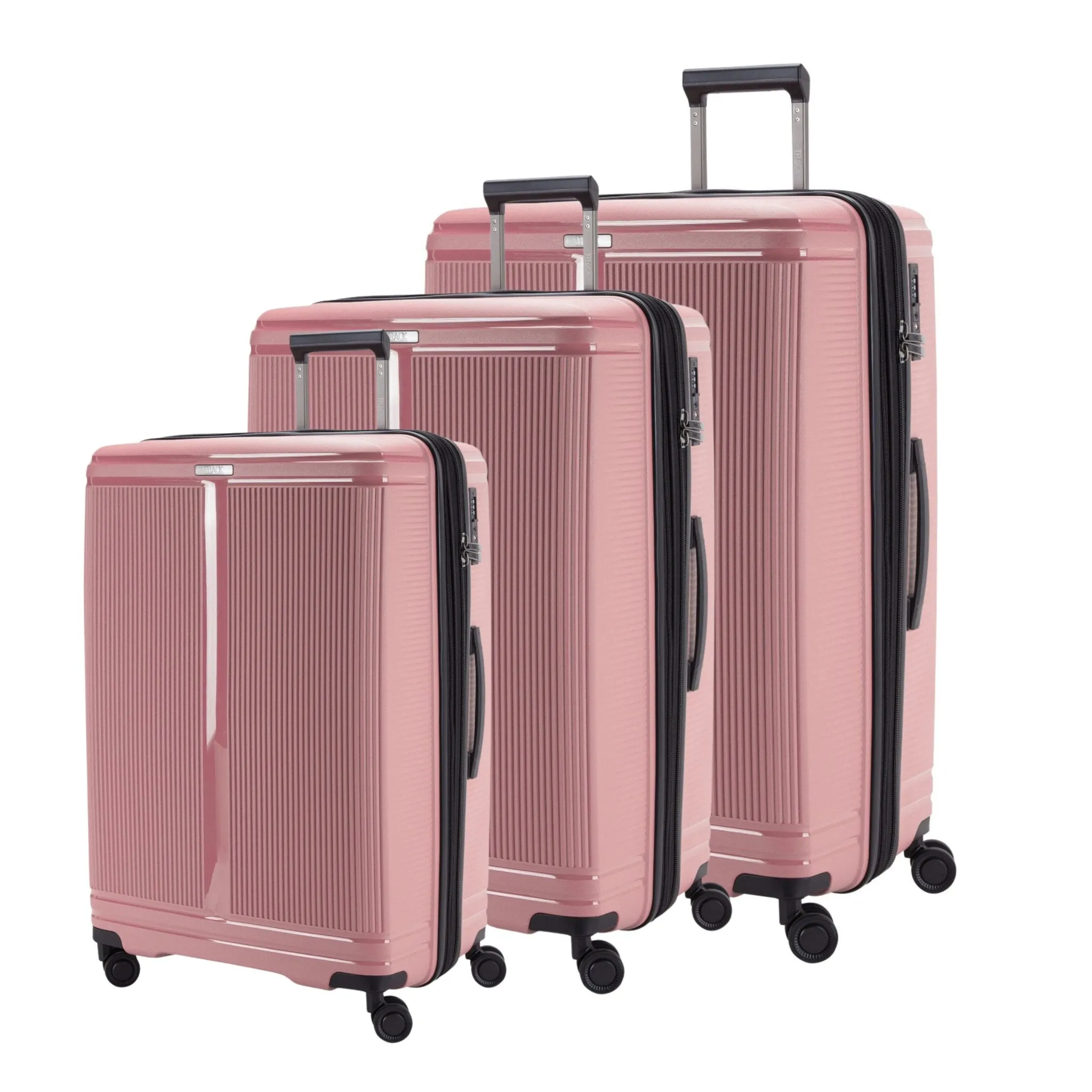 Oxford Suitcases Set of 3   Beauty Case - Dark Grey