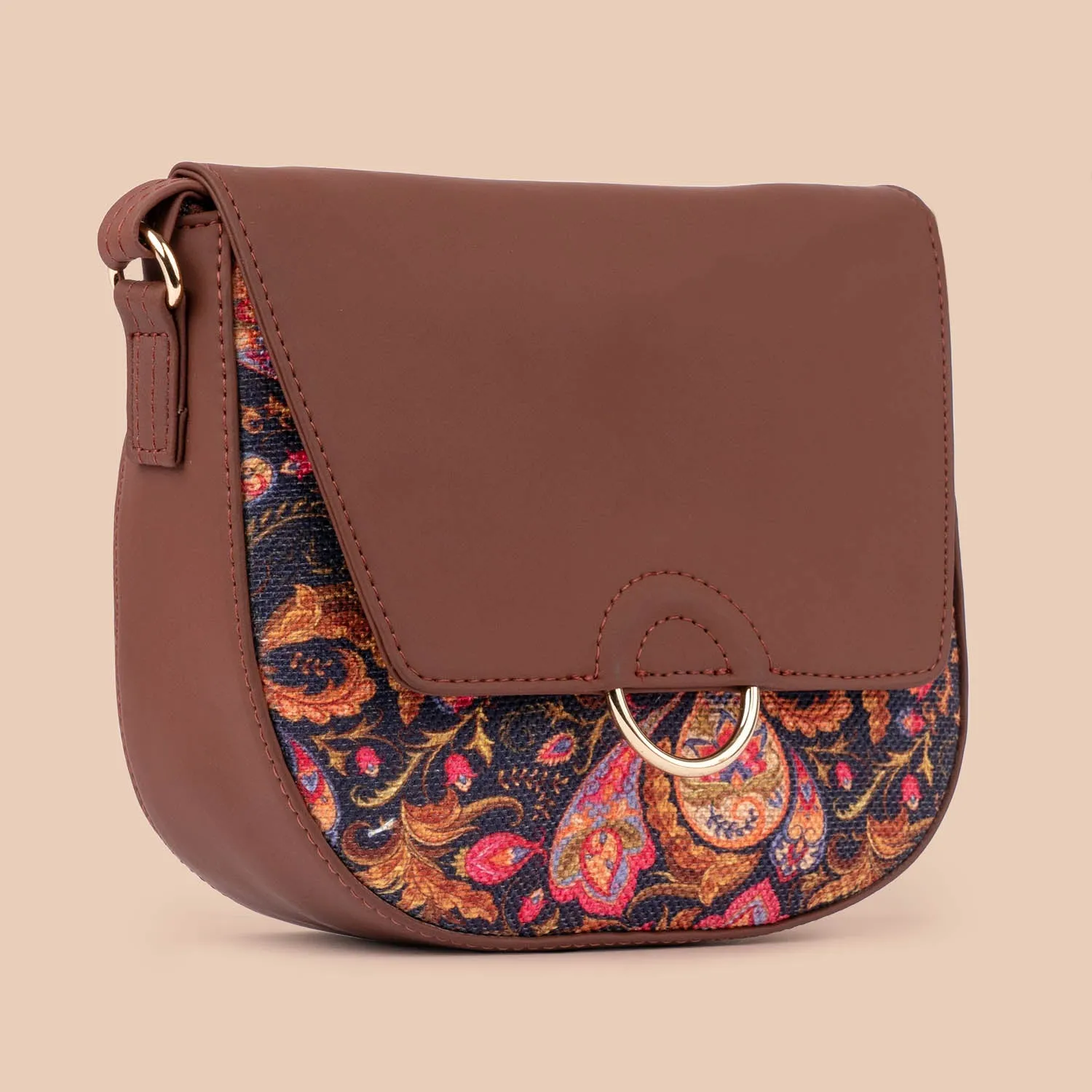 Paisley Print Classic Sling Bag