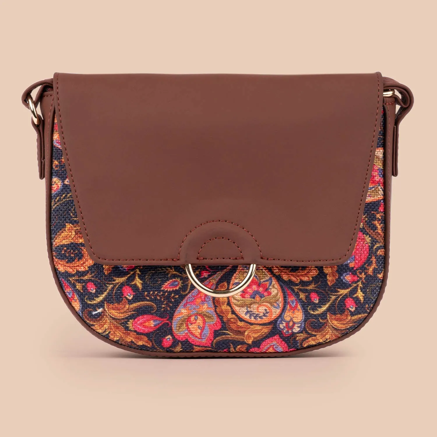 Paisley Print Classic Sling Bag