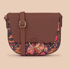 Paisley Print Classic Sling Bag