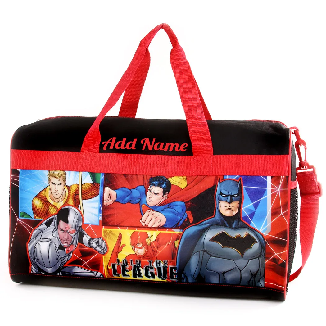 Personalized Kid's Travel Duffel Bag - Justice League