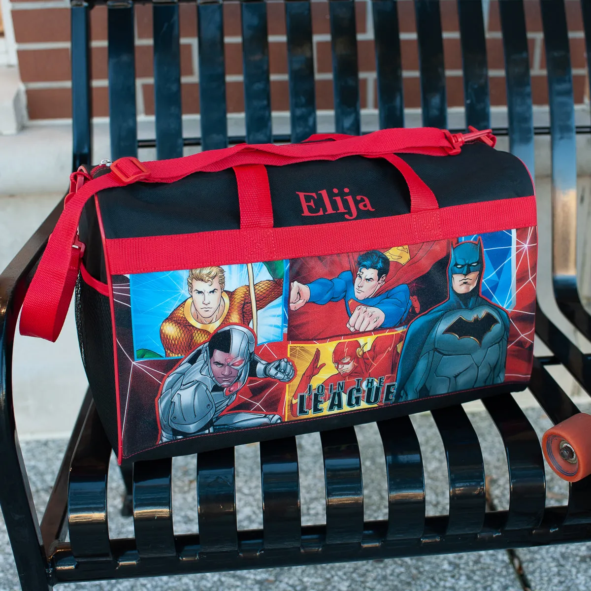 Personalized Kid's Travel Duffel Bag - Justice League