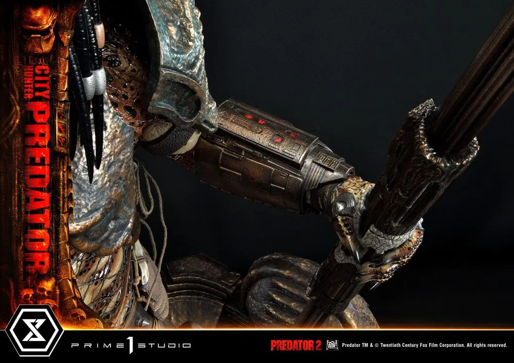 Predator 2 Museum Masterline Statue 1/3 City Hunter Predator 105 Cm