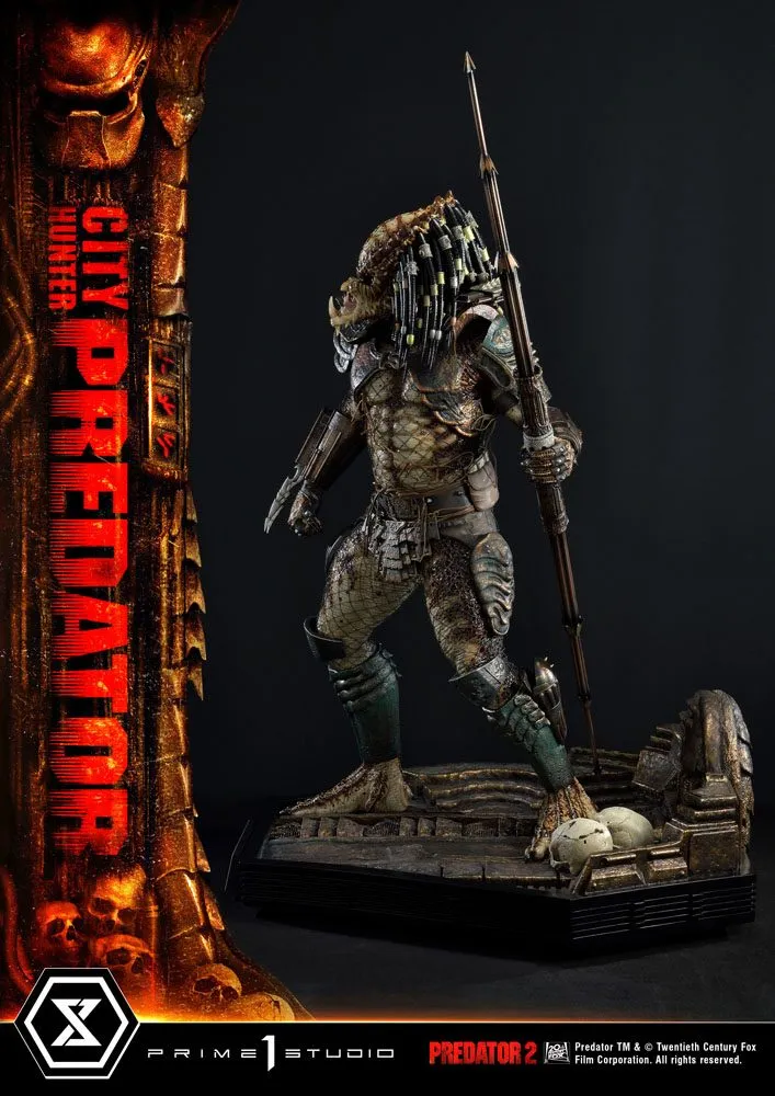 Predator 2 Museum Masterline Statue 1/3 City Hunter Predator 105 Cm