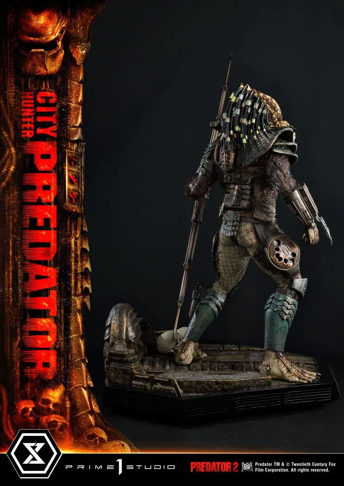 Predator 2 Museum Masterline Statue 1/3 City Hunter Predator 105 Cm