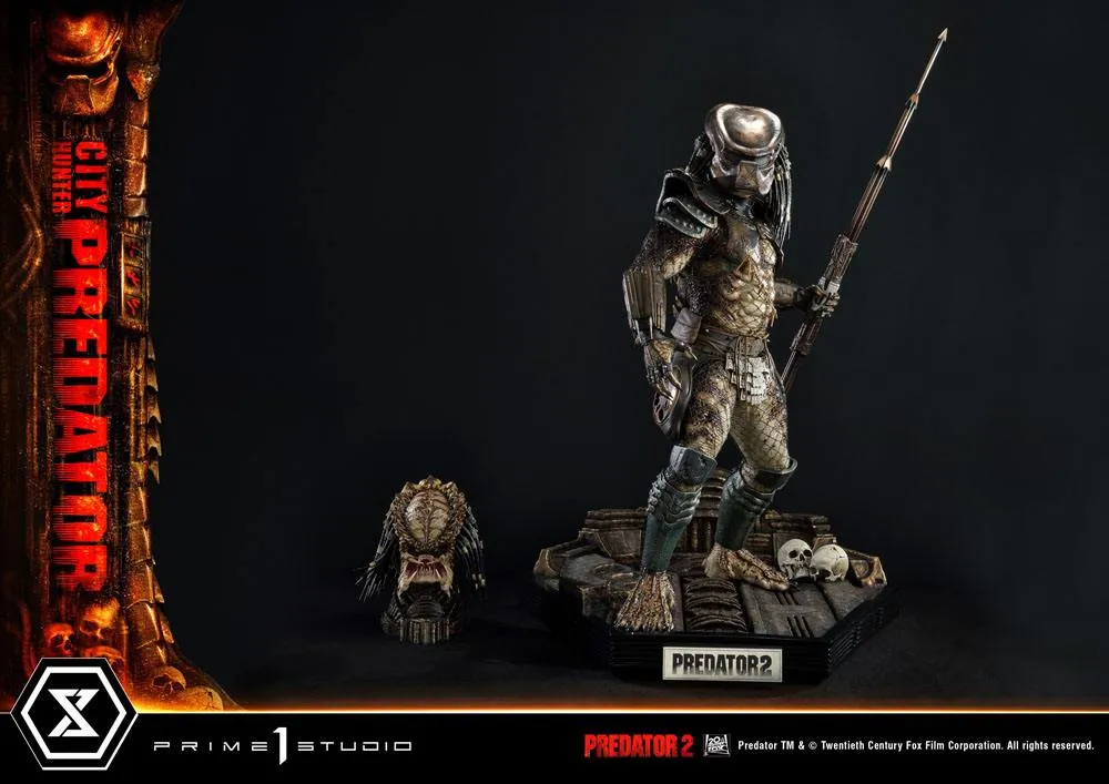 Predator 2 Museum Masterline Statue 1/3 City Hunter Predator 105 Cm