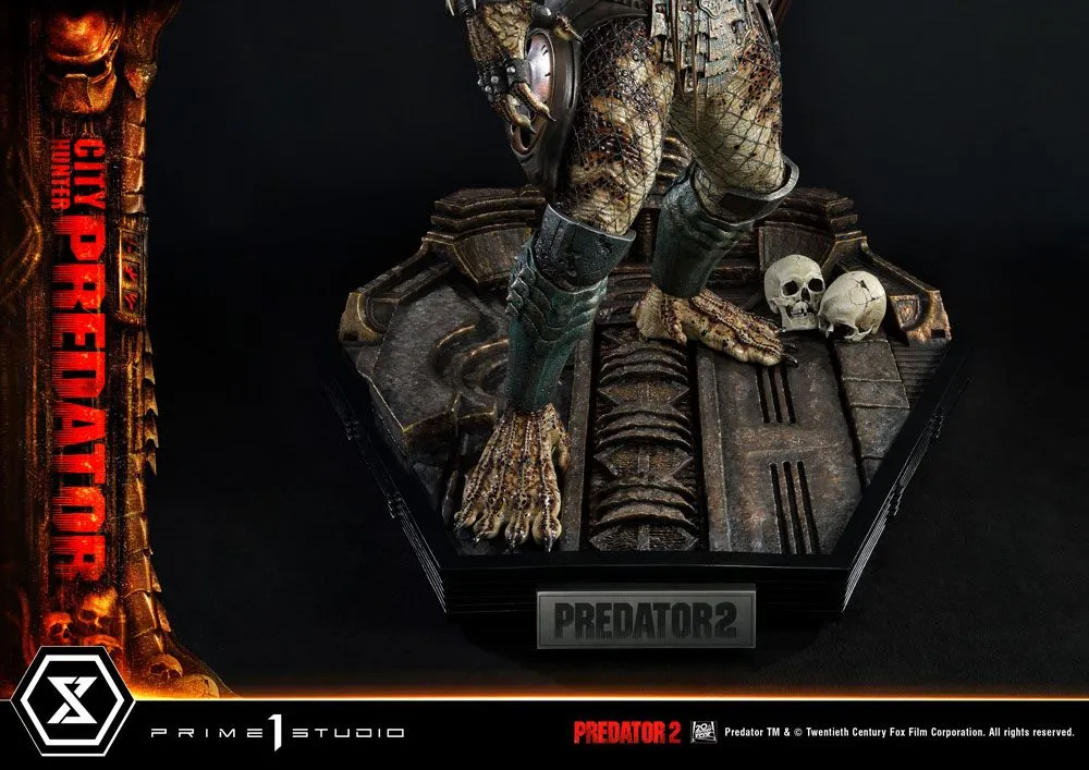 Predator 2 Museum Masterline Statue 1/3 City Hunter Predator 105 Cm