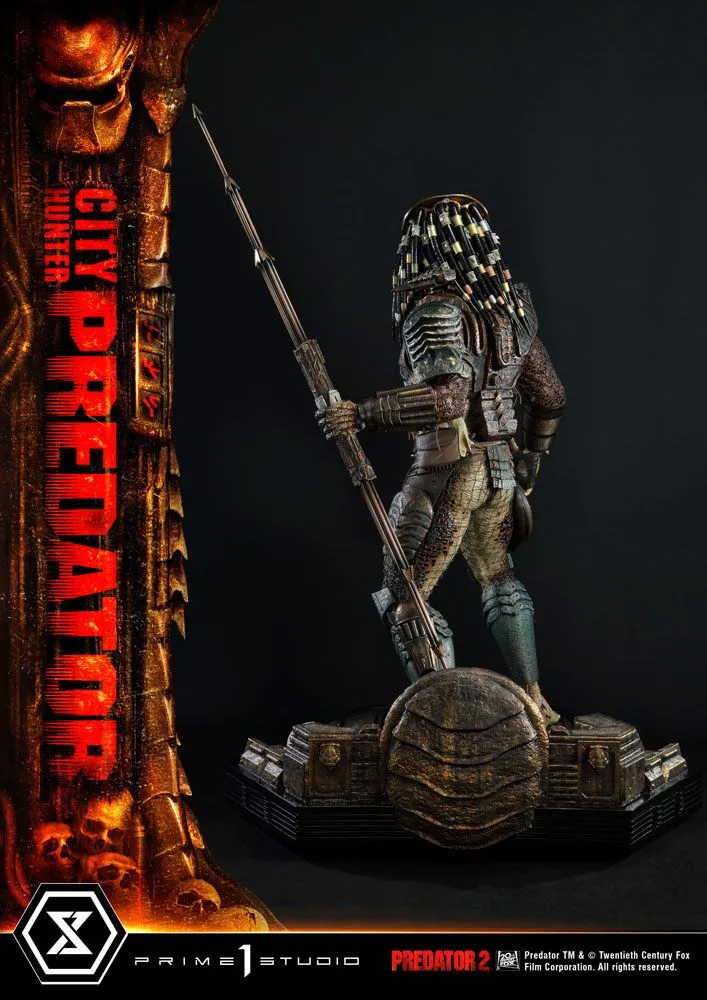 Predator 2 Museum Masterline Statue 1/3 City Hunter Predator 105 cm