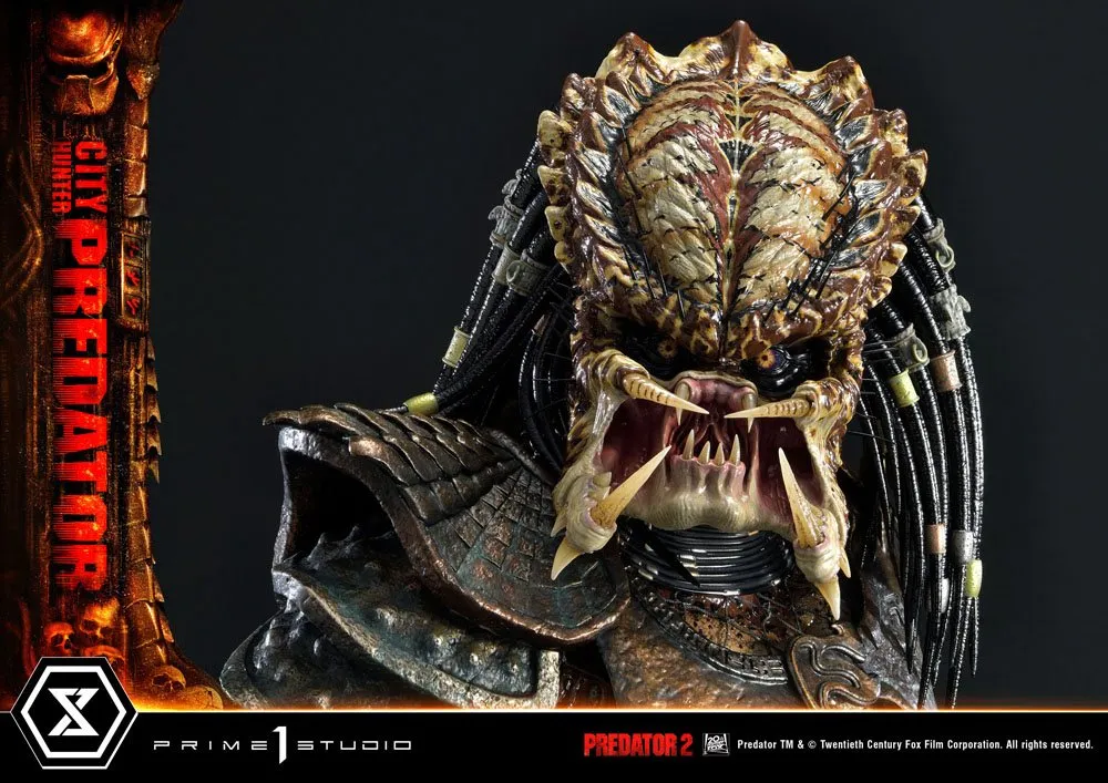 Predator 2 Museum Masterline Statue 1/3 City Hunter Predator 105 Cm