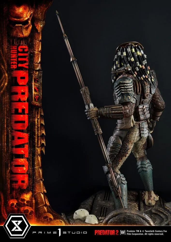 Predator 2 Museum Masterline Statue 1/3 City Hunter Predator 105 Cm