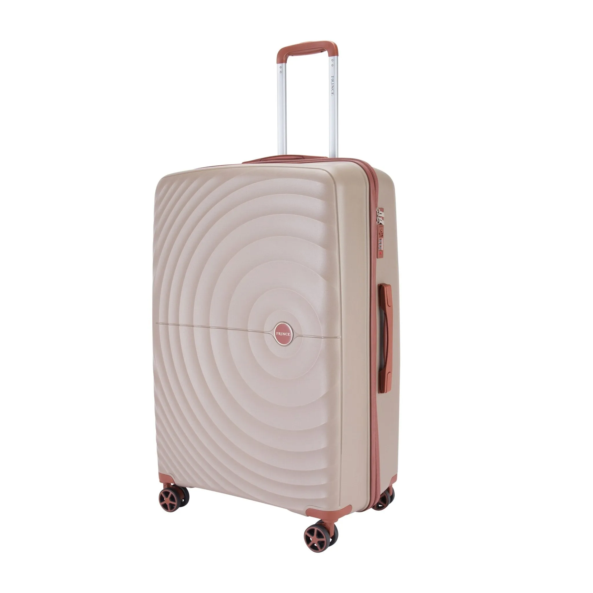 Prince Hardside Suitcase Set of 3-Champagne PR16709