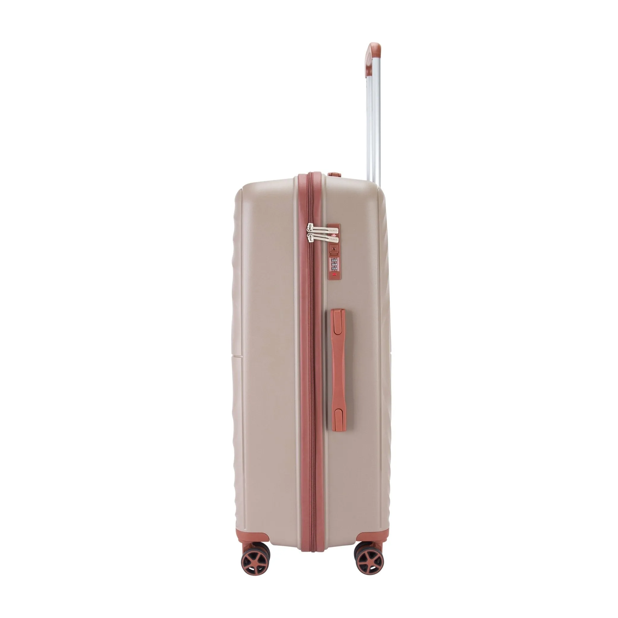 Prince Hardside Suitcase Set of 3-Champagne PR16709