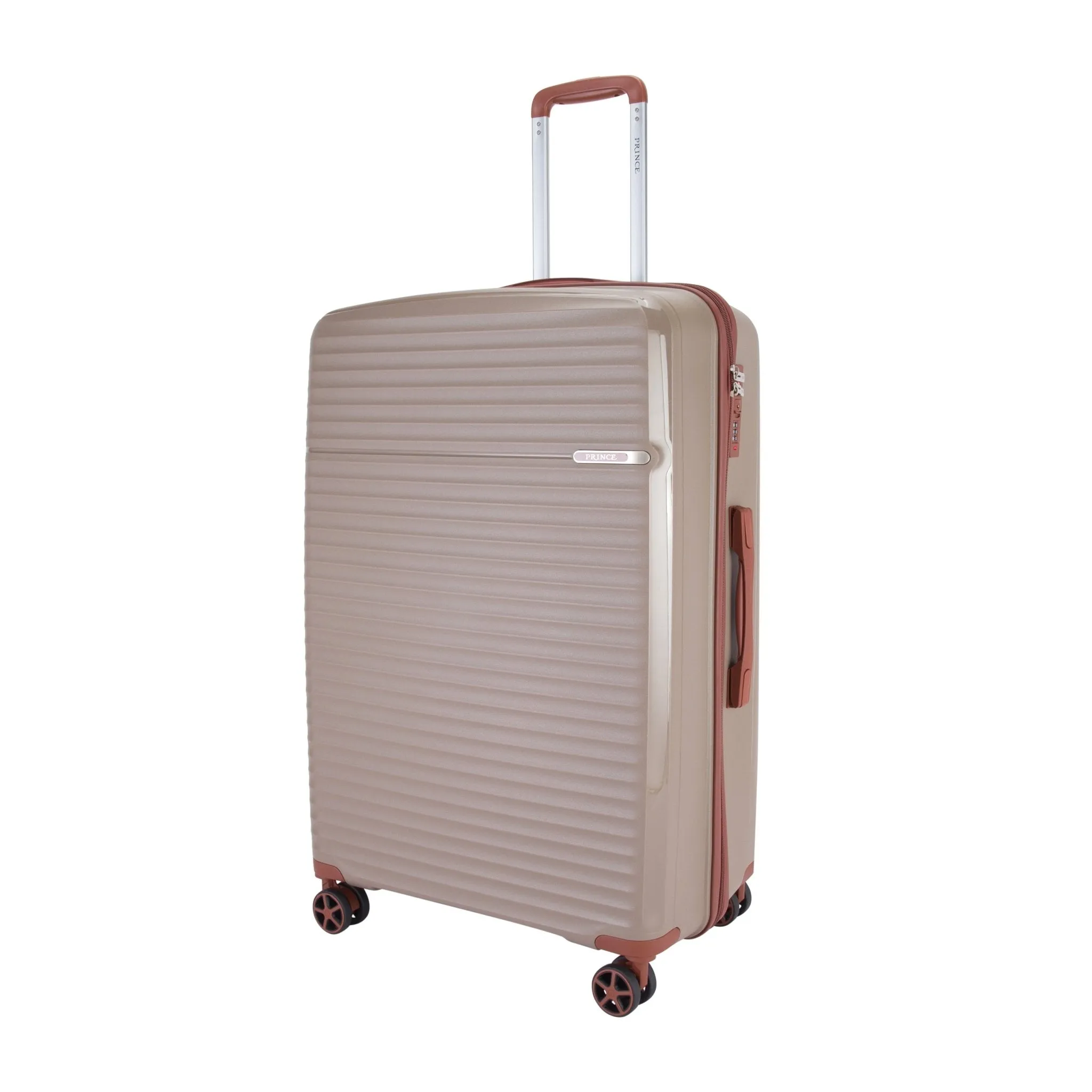 Prince Hardside Suitcase Set of 3-Champagne PR16710