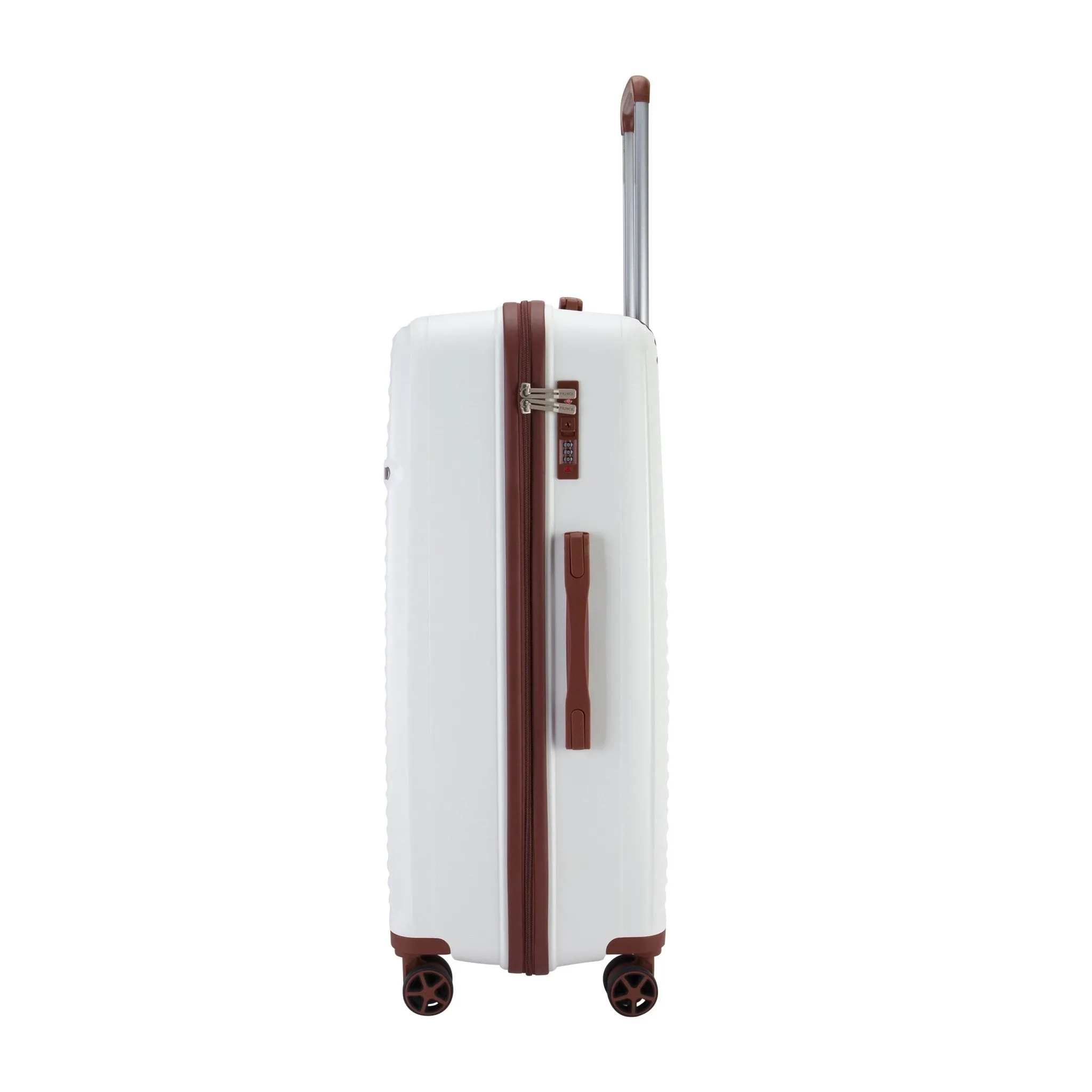 Prince Hardside Suitcase Set of 3-White PR16710