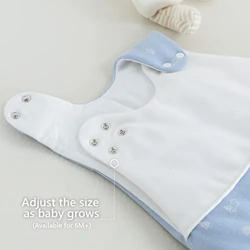 Quilted Cotton Sleep Sack 2.5 Tog Warm Winter Sleeping Bag Baby 18 to 24 Months