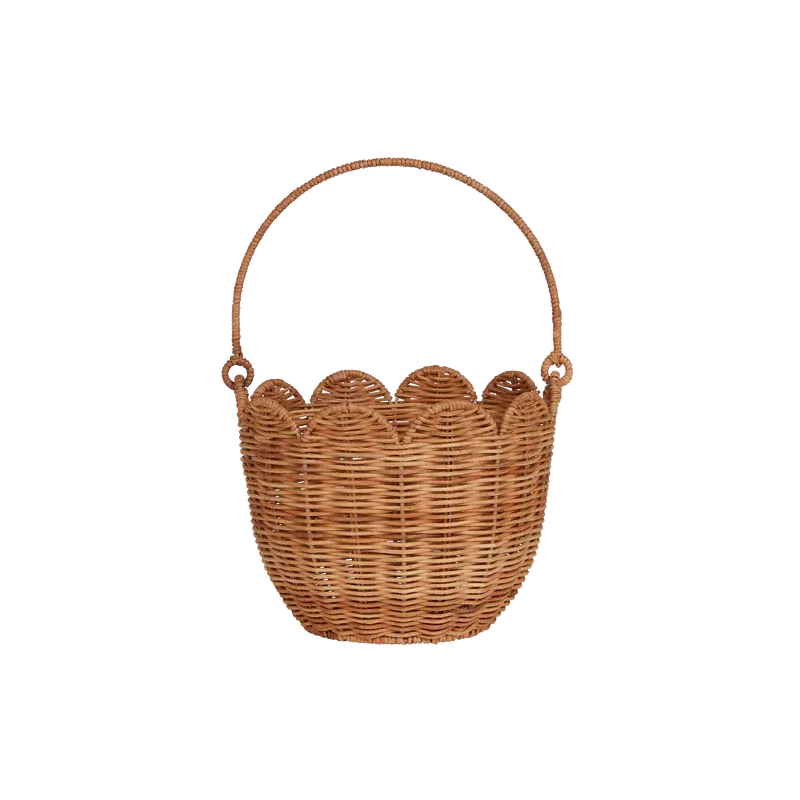 Rattan Tulip Carry Basket | Natural