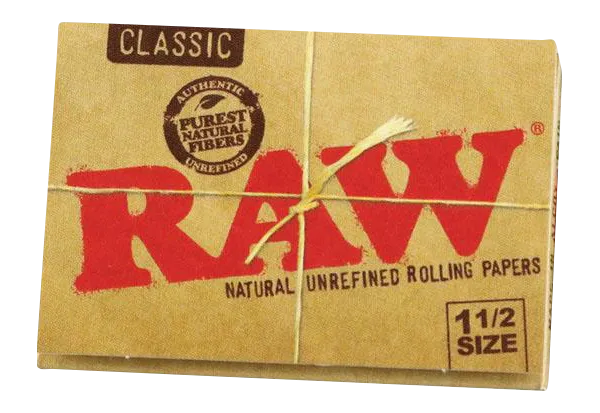 RAW Classic 1 1/2" Rolling Papers - Bulk 25 Pack