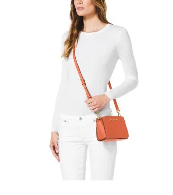 Selma Mini Saffiano Leather Crossbody