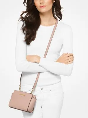 Selma Mini Saffiano Leather Crossbody