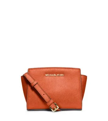 Selma Mini Saffiano Leather Crossbody