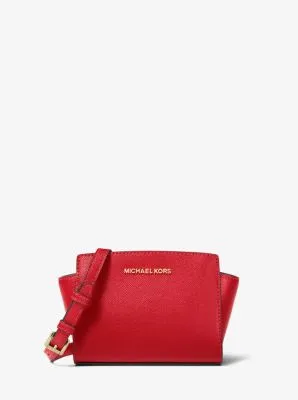 Selma Mini Saffiano Leather Crossbody