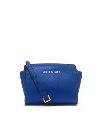 Selma Mini Saffiano Leather Crossbody