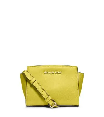 Selma Mini Saffiano Leather Crossbody