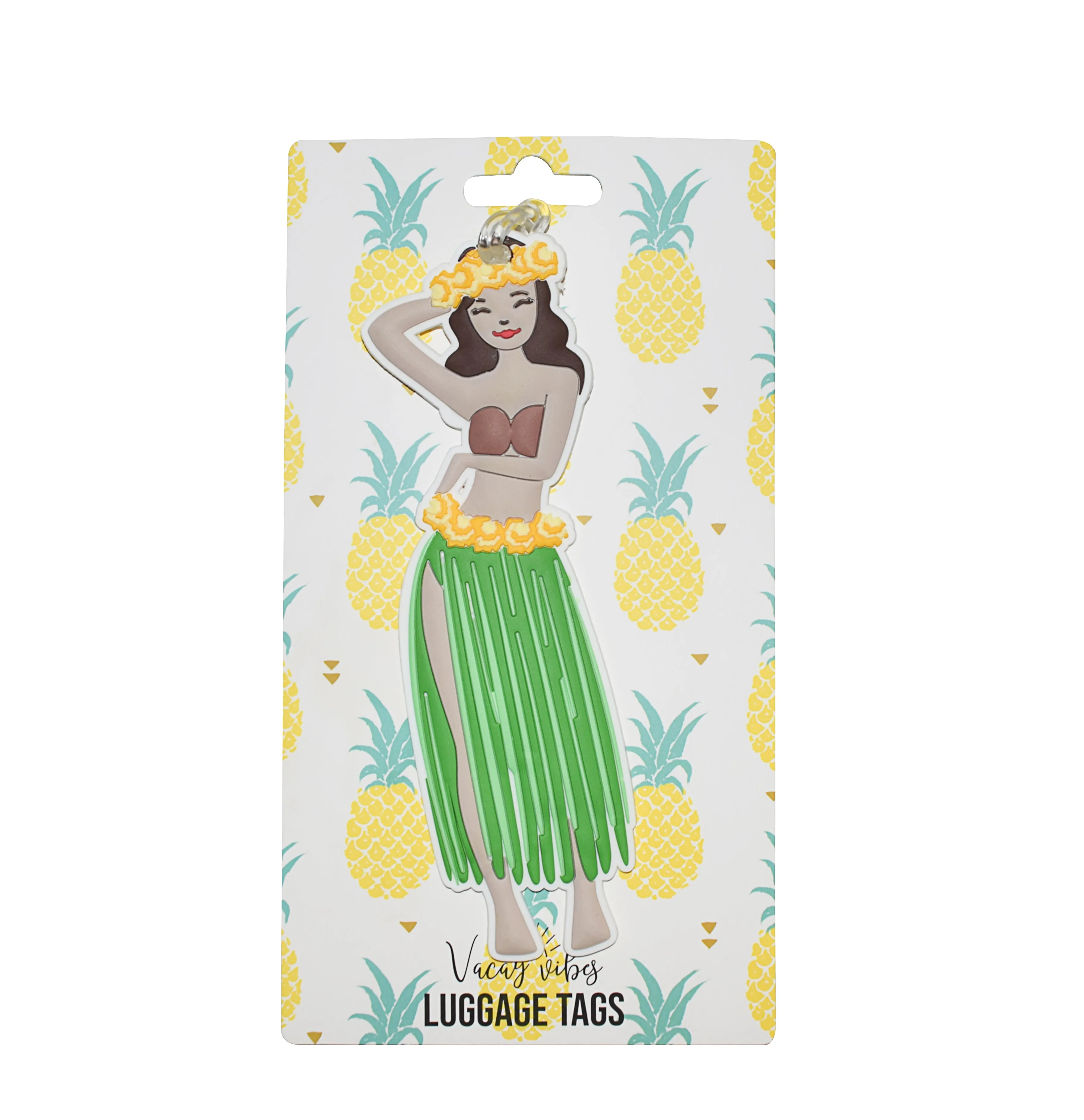 Silicone Luggage Tag Hula Girl