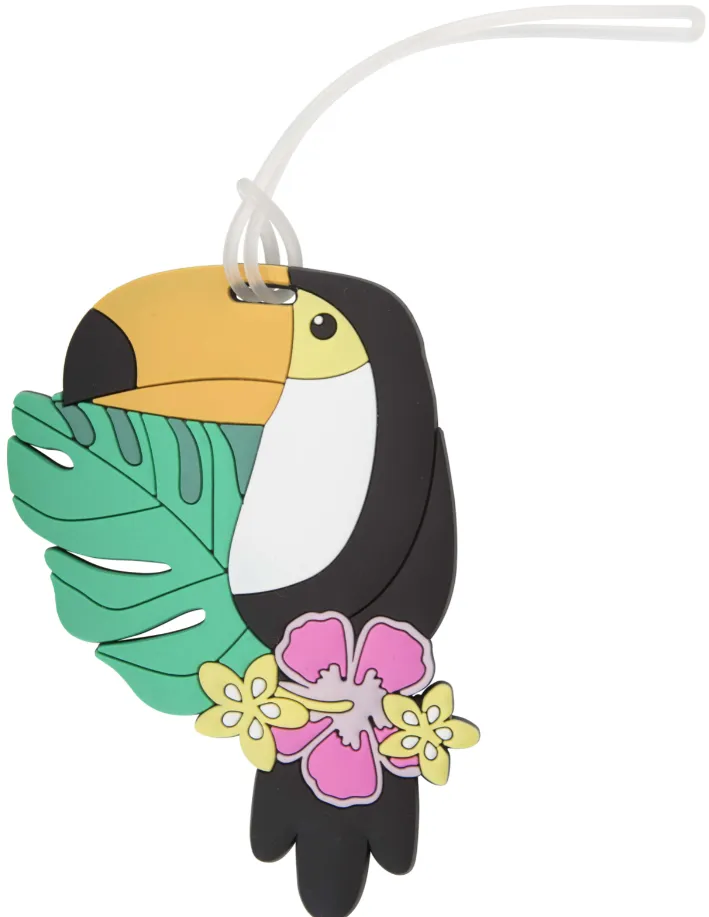 Silicone Luggage Tag Toucan