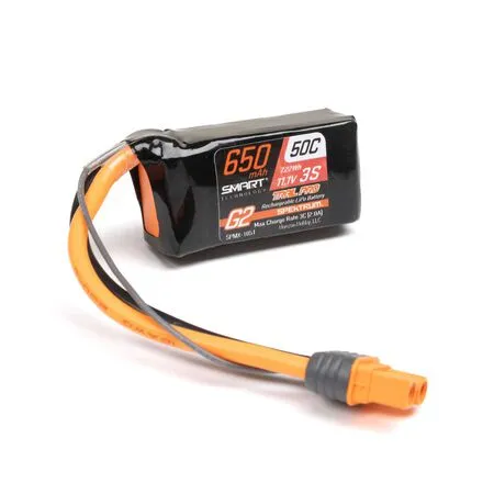 Smart G2 Trail Pro 650mAh 3S 11.1V 50C LiPo w/ IC2