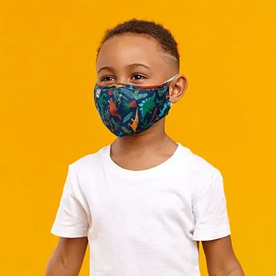 STEPHEN JOSEPH KIDS ALL OVER PRINT ACCESSORIES  - KID SIZED FACE MASKS