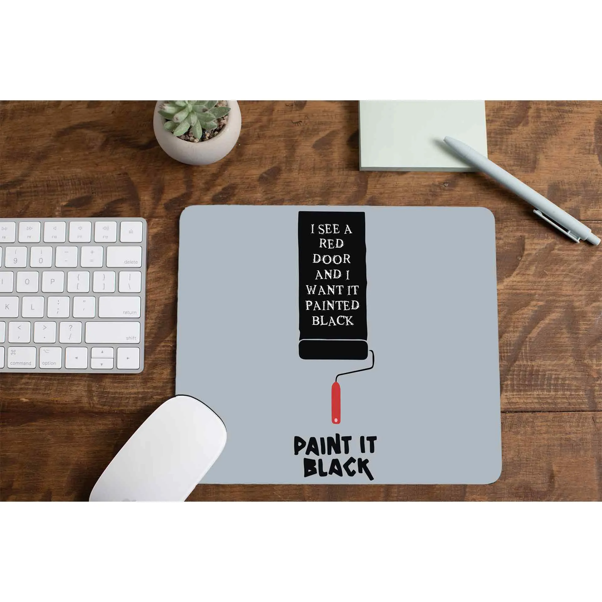 The Rolling Stones Mousepad - Paint It Black