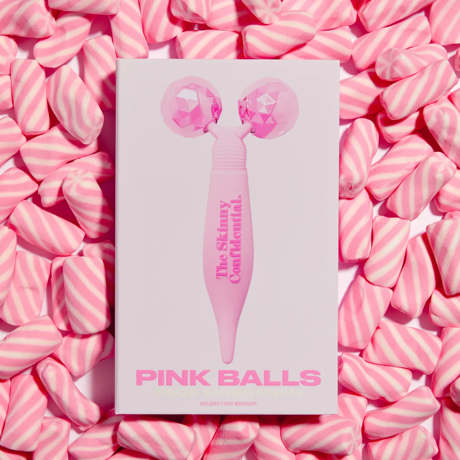 The Skinny Confidential Pink Balls Face Massager