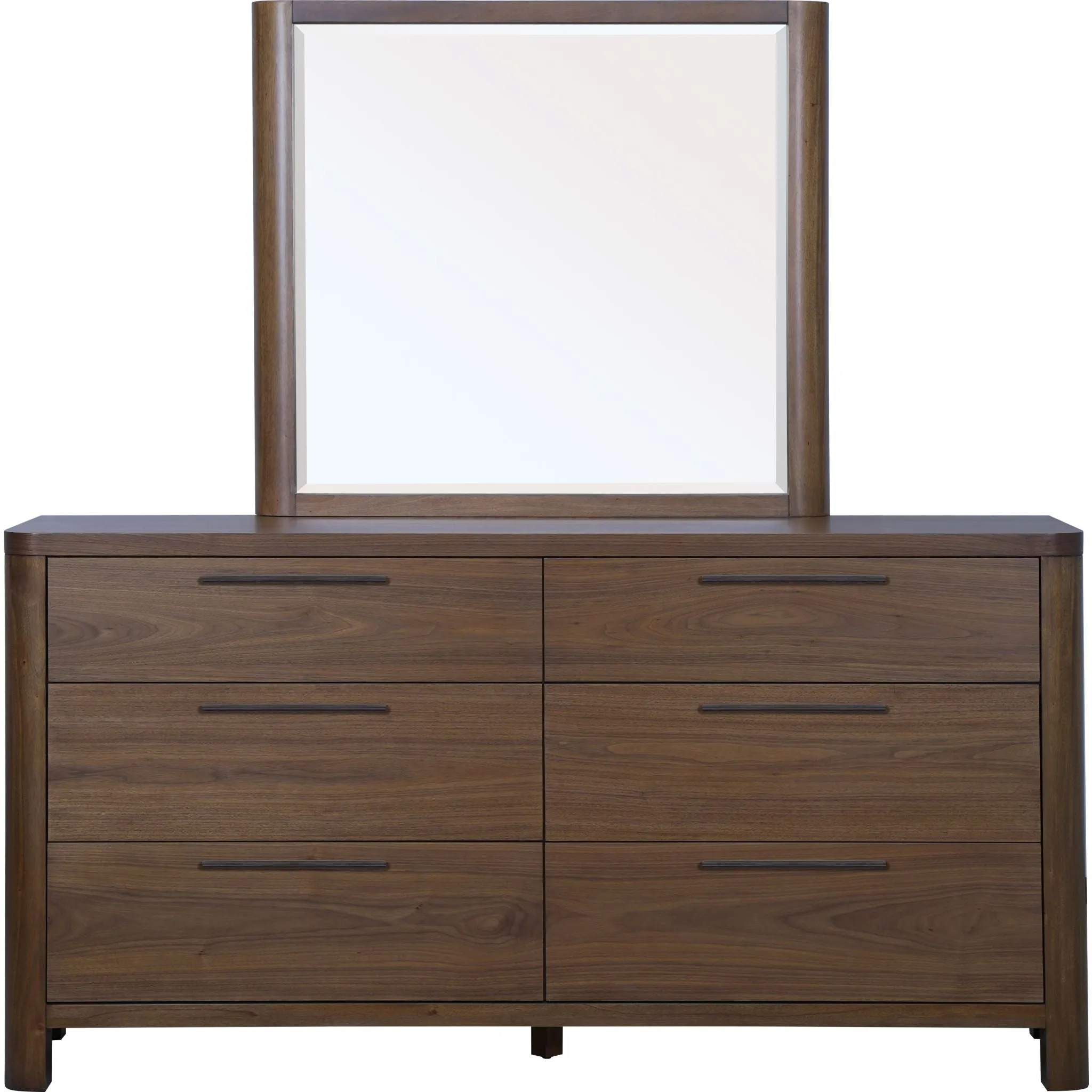 Totes Dresser and Mirror - English Walnut