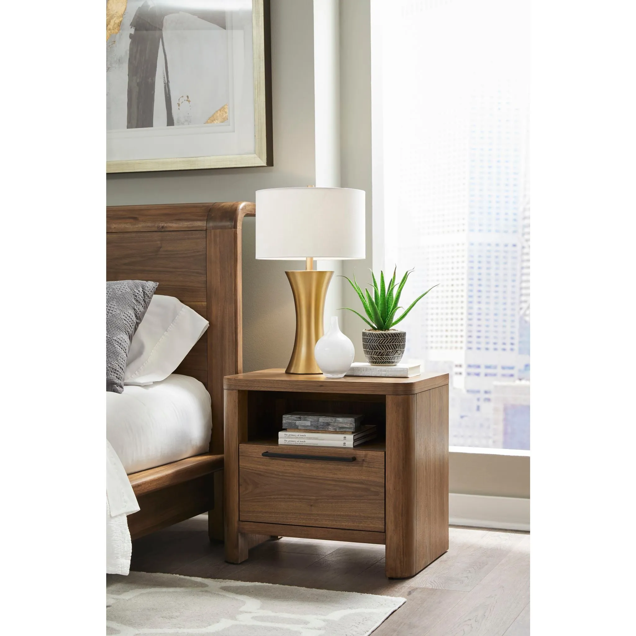 Totes Nightstand - English Walnut