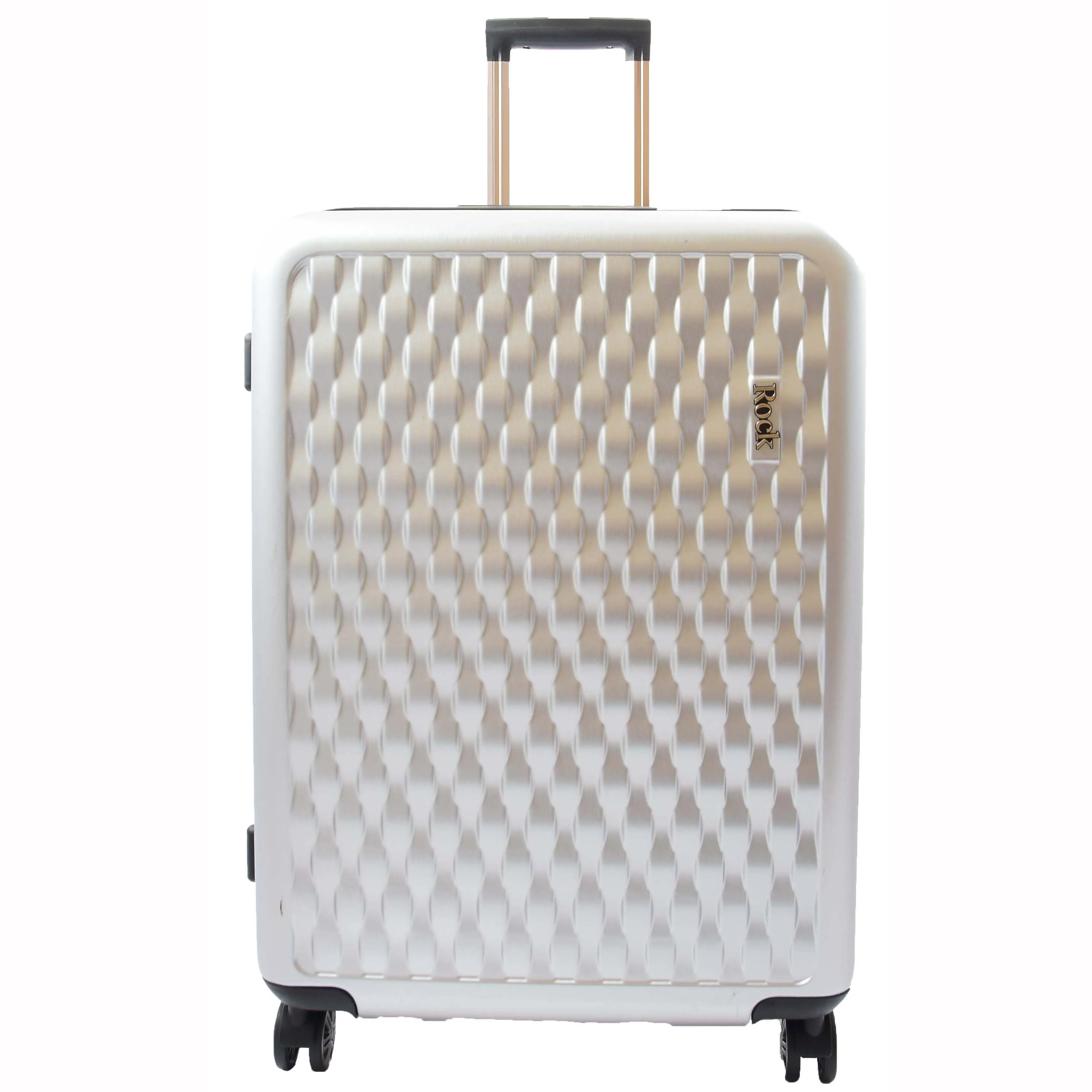 Travel Luggage 8 Wheel 360 Spinner Macau Silver