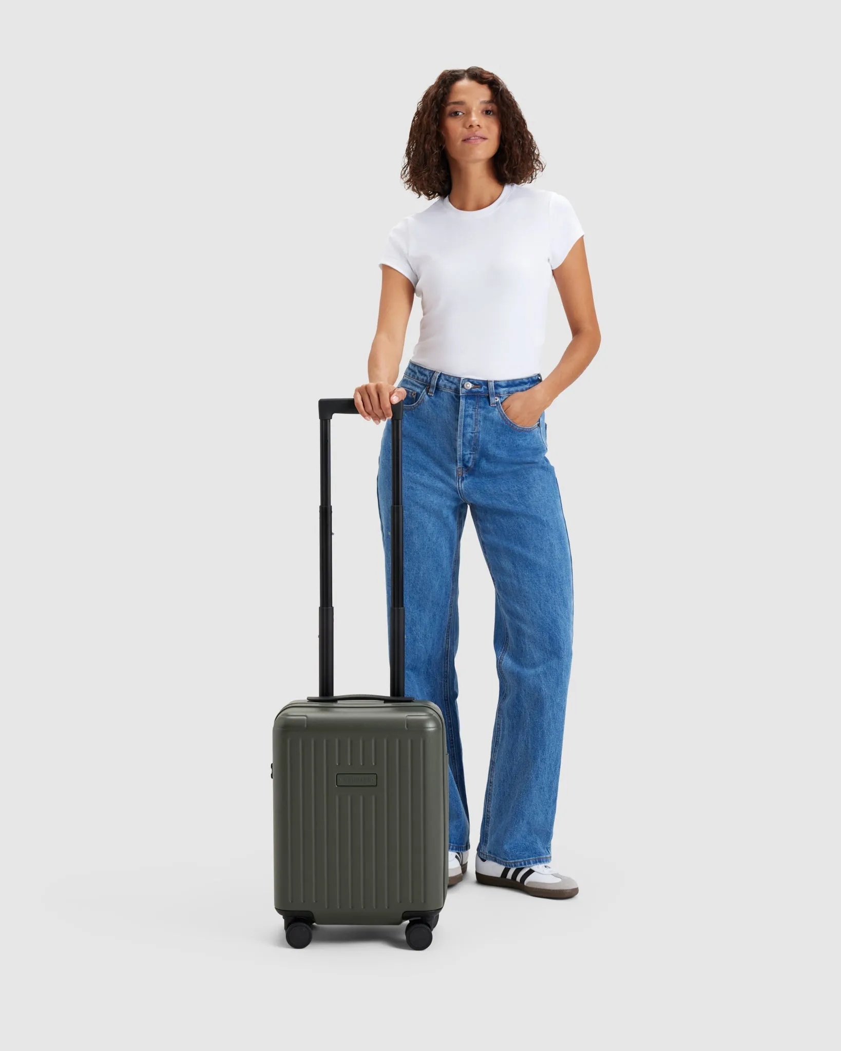 Underseat Carry On Suitcase - Olivine Green