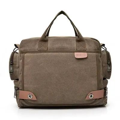 Urban-Style Canvas Satchel Shoulder Bag