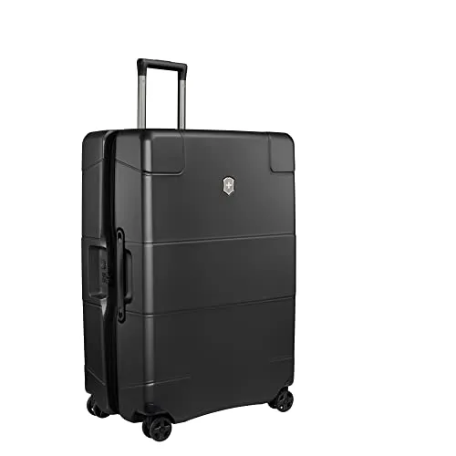 Victorinox Lexicon Hardside Expandable Spinner Checked Large Luggage, Black