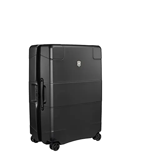 Victorinox Lexicon Hardside Expandable Spinner Checked Large Luggage, Black