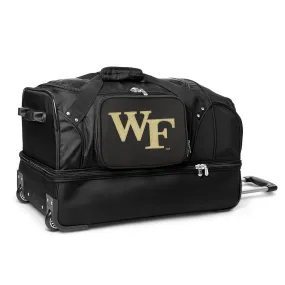 Wake Forest 27" Black Rolling Drop Bottom Duffel