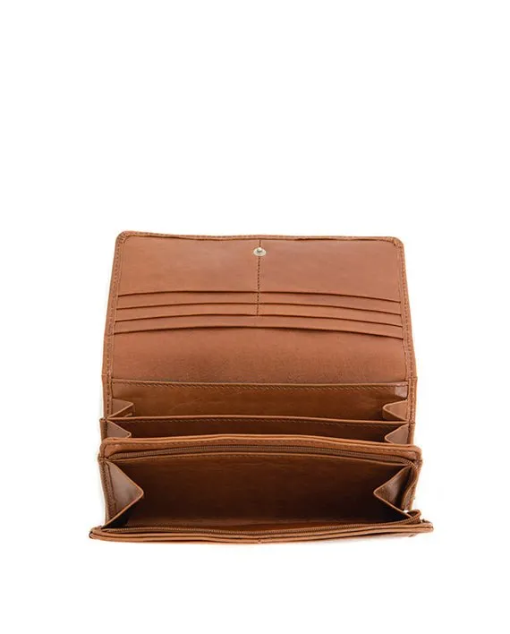 Zemp Claire 10 CC Wallet-Purse | Toffee Tan