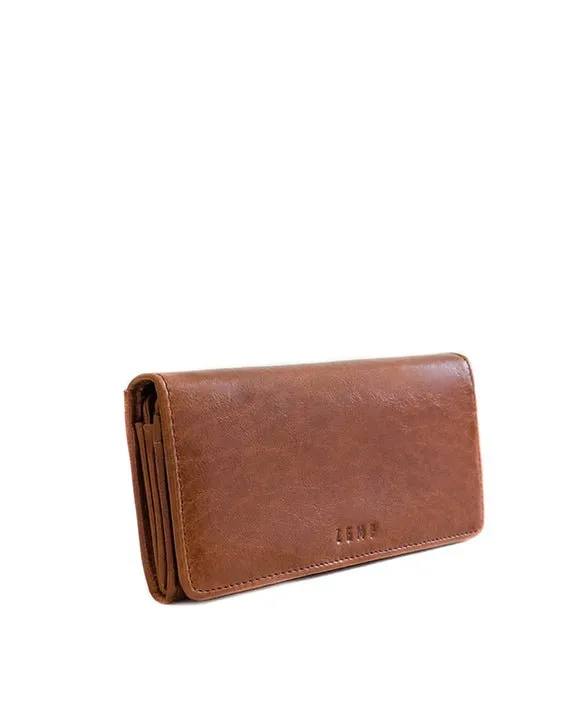 Zemp Claire 10 CC Wallet-Purse | Toffee Tan