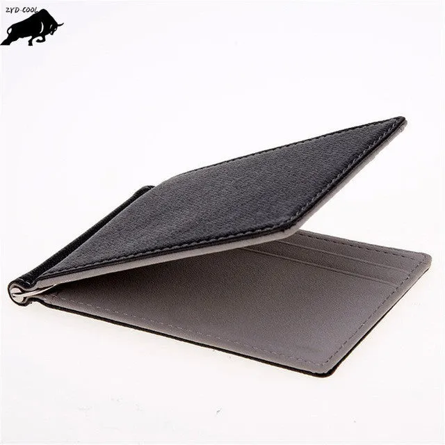 ZYD-COOL Korean Style Men Money Clip for Money New Style Billfold Clamp for Money Fashion Clip Wallet New Men Wallets